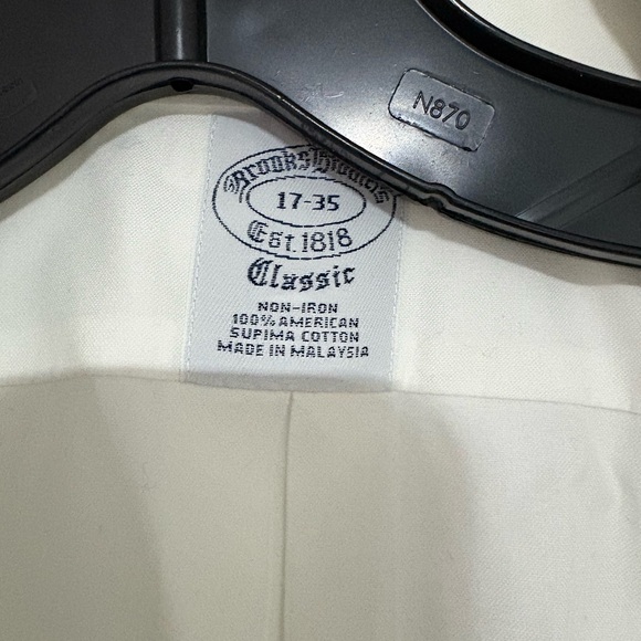 2 Brooks Brothers men’s dress shirt size 17-35 - Picture 4 of 5